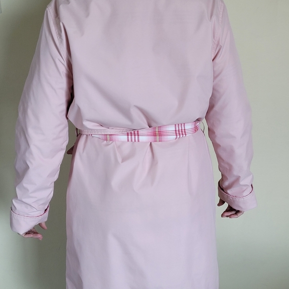 Reversible pink trench coat - Picture 3 of 12
